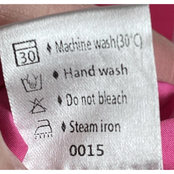 Zesica Women's Rose Pink One Shoulder Ruffle Swing Mini Dress Sz Small - Picture 3 of 6